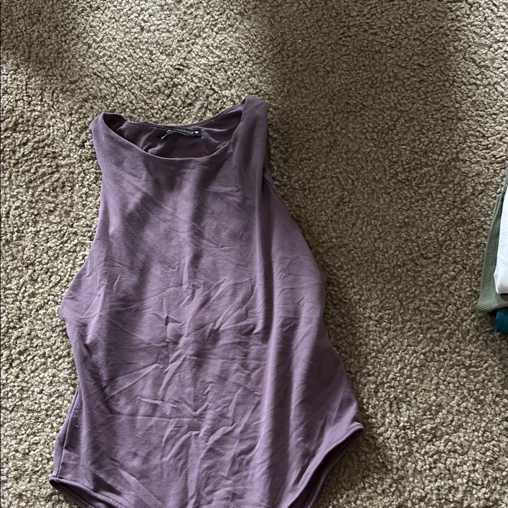 Women's Purple Sleeveless Top